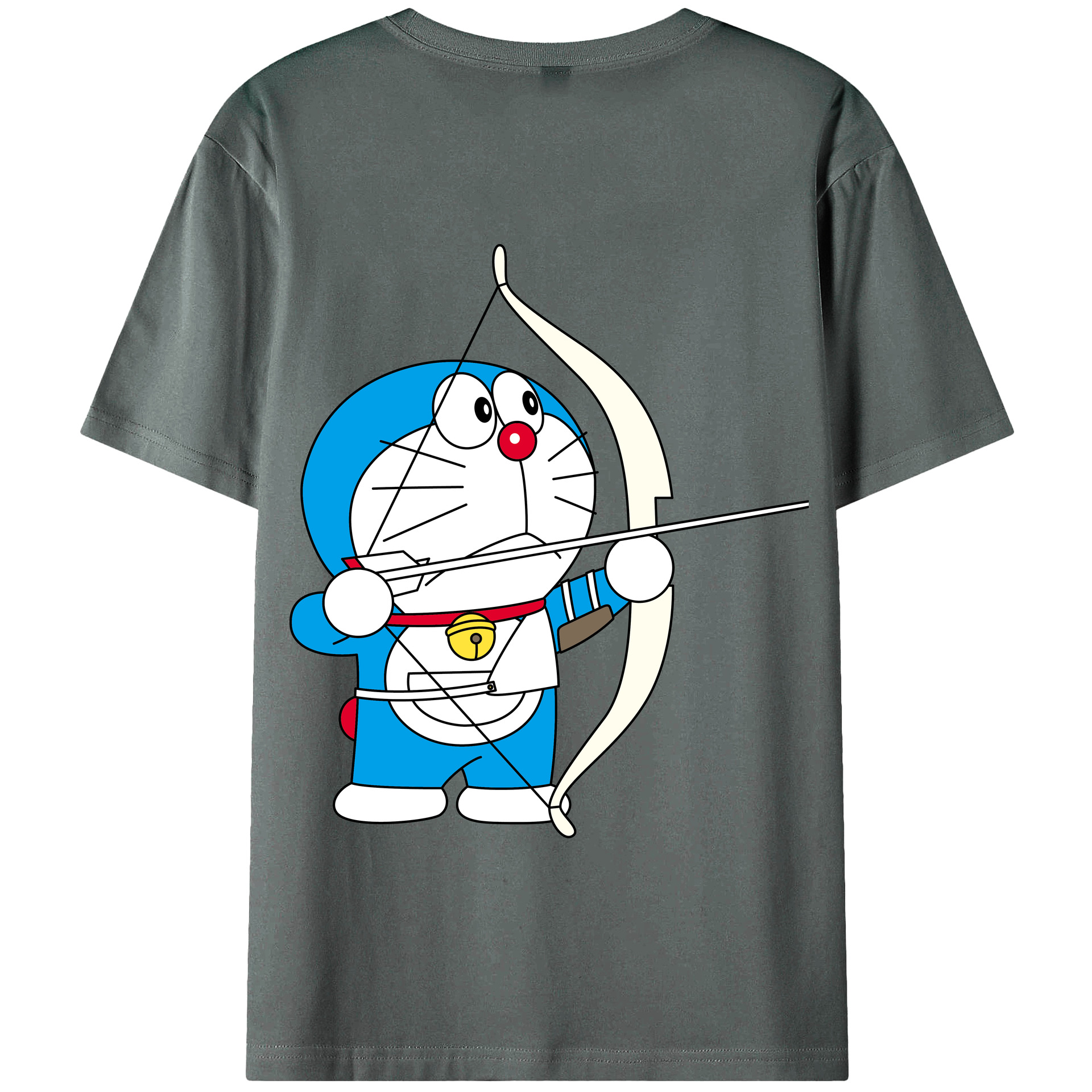 （画像用） ドラえもん Doraemon 綿100％半袖Tシャツ（背面プリント）